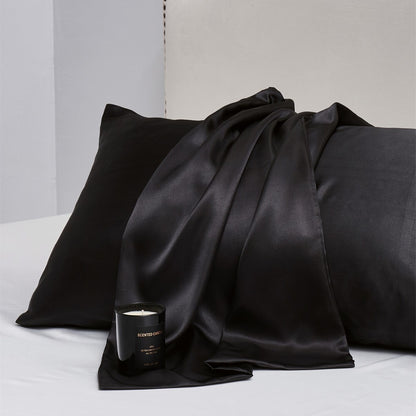 A solid color pillowcase