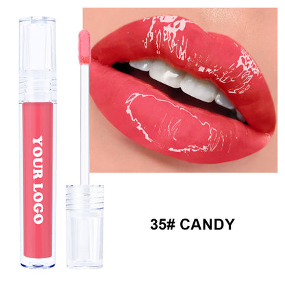 A mirror water gloss lip gloss lip glaze —— Customizable logo MOQ 100 pieces