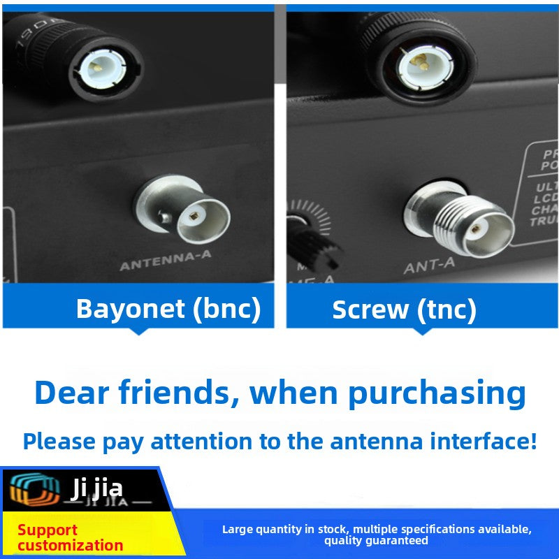 هوائي استقبال ميكروفون لاسلكي بمنفذ BNC، هوائي استقبال ميكروفون بمنفذ TNC لولبي على شكل حرف U