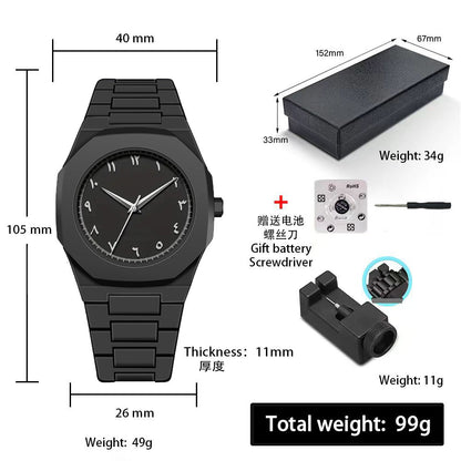 A Men's Premium Waterproof Women's Watch South East Asia Middle East Popular Plastic Men's Quartz Watch