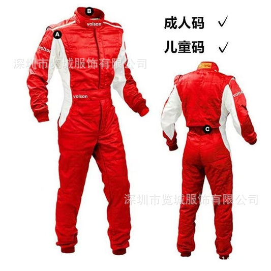 A racing jumpsuit