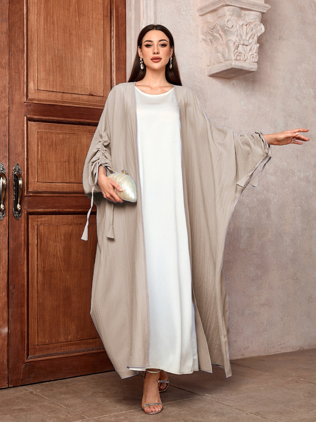 Middle East Women's Fashion New Cardigan Robe Dubai Saudi Arabia Muslim Dress Long - Mixbatch