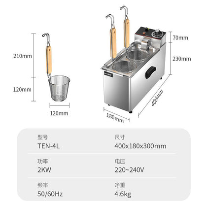 A Double-Head Noodle Cooker  Machine (Power 2000W)