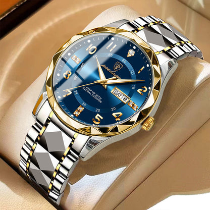 A new men's watch luxury waterproof luminous quartz watch