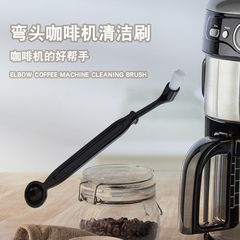 A Bean Grinder Cleaning Brush Daily Coffee Brush Coffee Machine Elbow Brush Elbow Brush Coffee Accessories Artifact