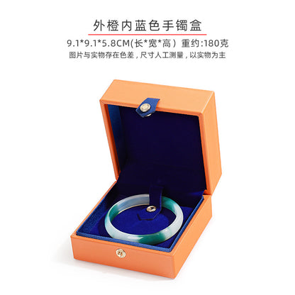 A PU leather jewelry box