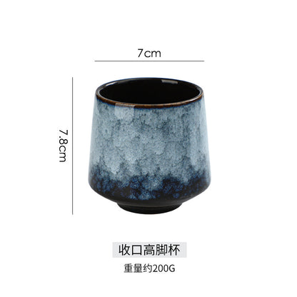 A Japanese high-end light luxury Western food ceramic wing bowl plate spoon cup hotel restaurant table four-piece tableware set