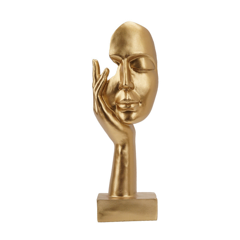 A Thinker Figure Sculpture Ornament