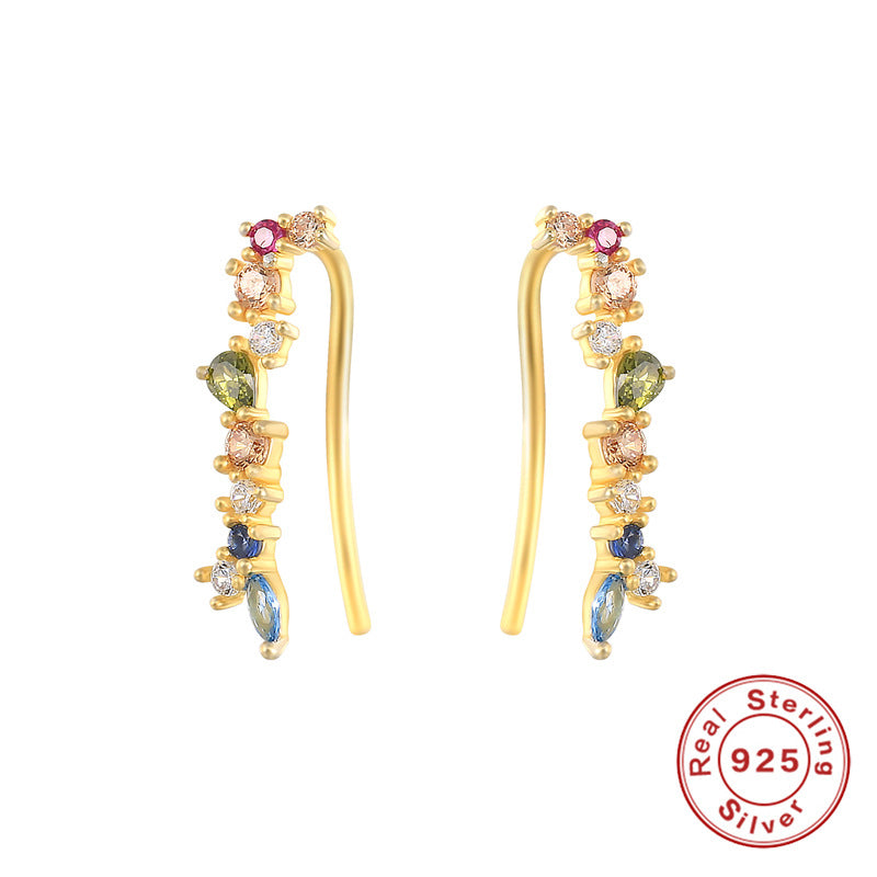 A S925 silver stud earrings