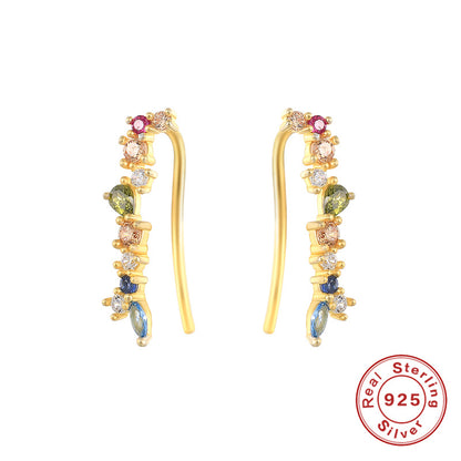 A S925 silver stud earrings