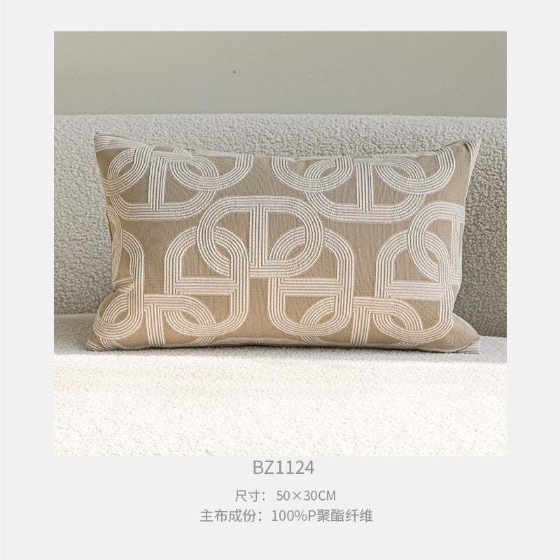 وسادة زينة من قماش الجاكار