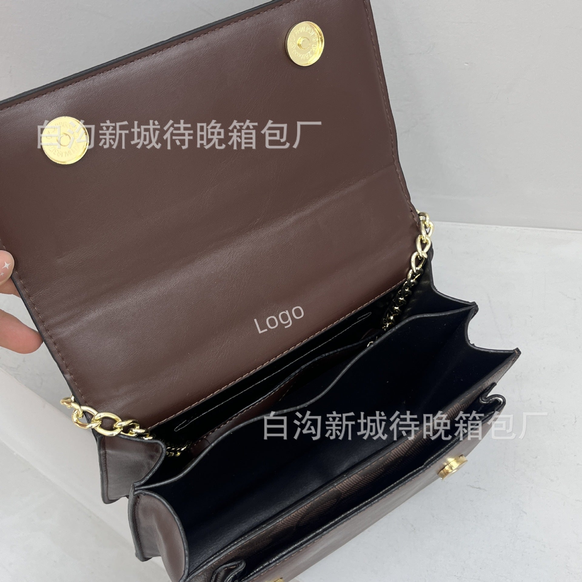 A cross-border bags chain old flower versatile new women's bags simple trend line foreign trade shoulder crossbody armpit women's bags - Mixbatch
