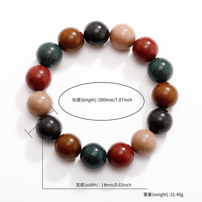 Xiaohongshu popular natural incense beads bracelet handmade ancient medicinal incense lasting simple Wenwan Falling True Fragrance Buddha Beads