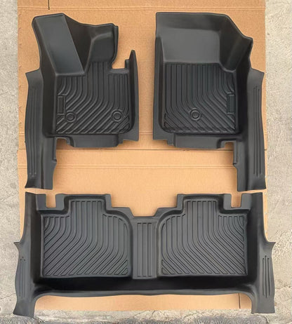 A  car waterproof floor mat