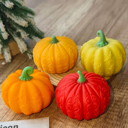 A Pumpkin ornament silicone mold