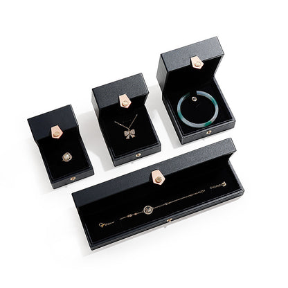 A PU leather jewelry box