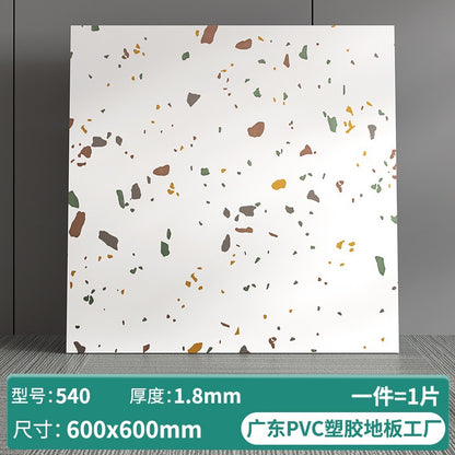A pvc stone plastic floor self-adhesive plastic floor leather cement floor directly paving renovation wear-resistant waterproof flame retardant