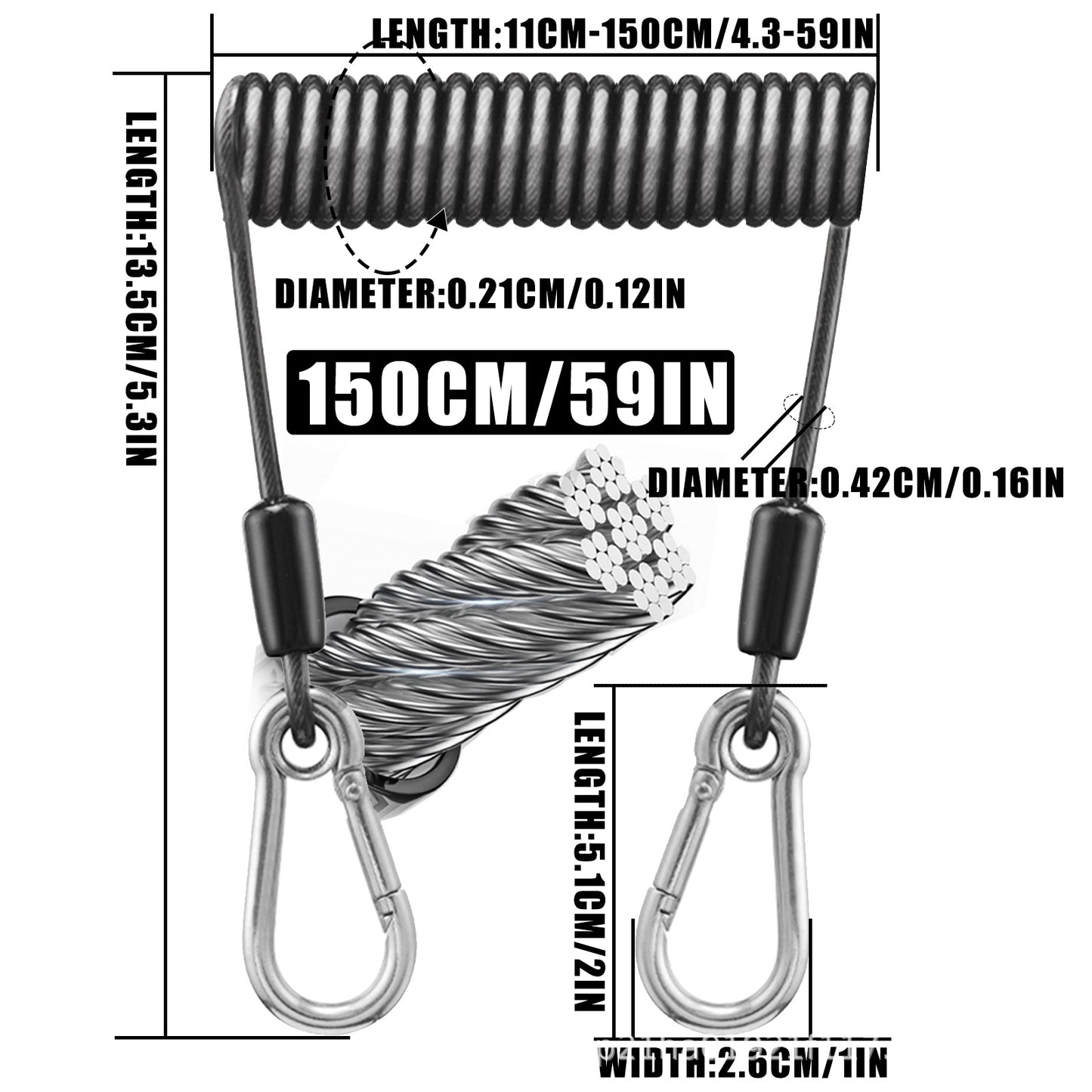 A Steel Wire Safety Tether – Reinforced & Strong