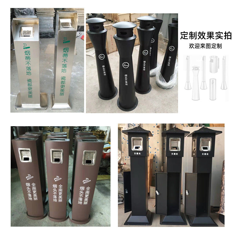 A outdoor vertical ash column