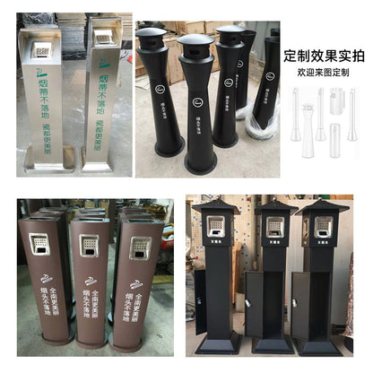 A outdoor vertical ash column