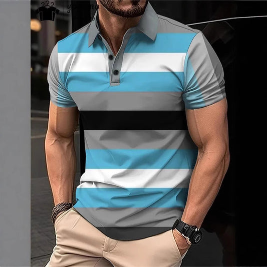A Men's Short Sleeve Polo Shirt