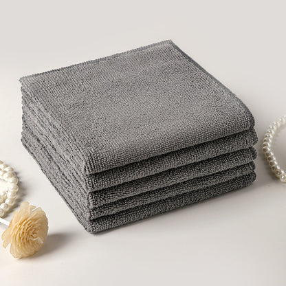 A 350G warp knitted microfiber towel high elastic silk locking edge does not shed hair and does not fade housekeeping cleaning kitchen rag