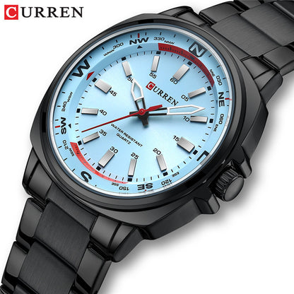 A  the new 8455 simple foreign trade hot-selling watch men's watch fashion casual personality popular - Mixbatch