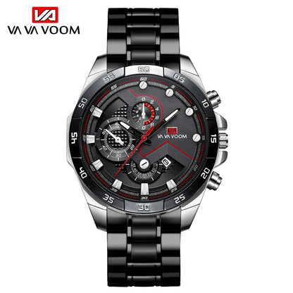 A watch steel chain belt model