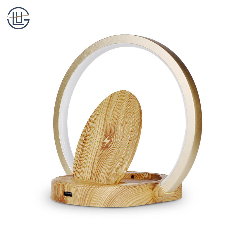 A Mobile phone wireless charging LED desk lamp