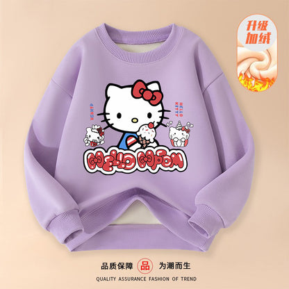 A children's fleece sweater