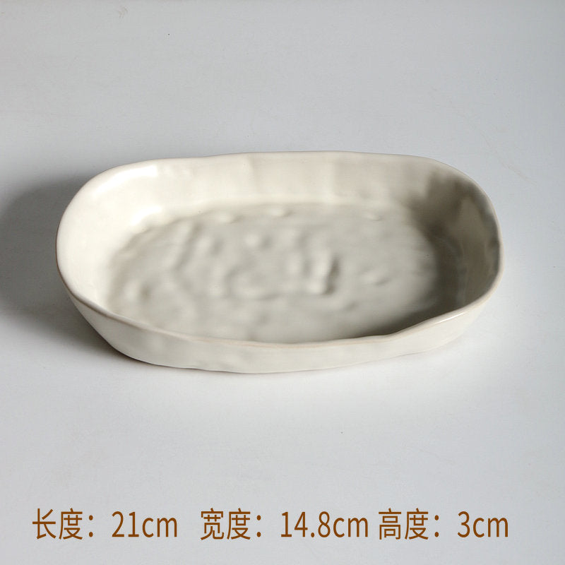 A ceramic handmade tableware