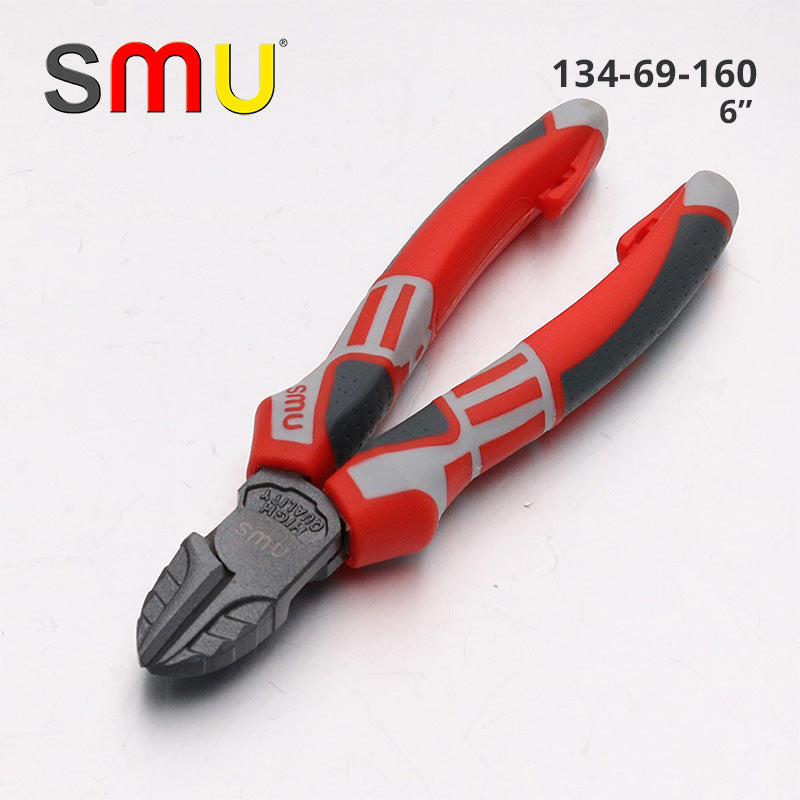 A SMU original diagonal mouth pliers 6 inch 7 inch 8 inch Seiko quality industrial grade diagonal mouth pliers cutting steel wire electrician