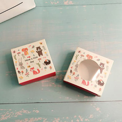 A Handmade soap small pendant packaging box, simple air cushion box, colorful cute jewelry box, sandalwood paper box MOQ: 2000PIECE - Mixbatch