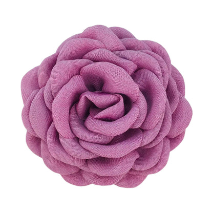 A Caro9cm Internet celebrity with the same baked edge hair grab flower 12cm Lolis burnt edge flower with brooch hairpin pin - Mixbatch