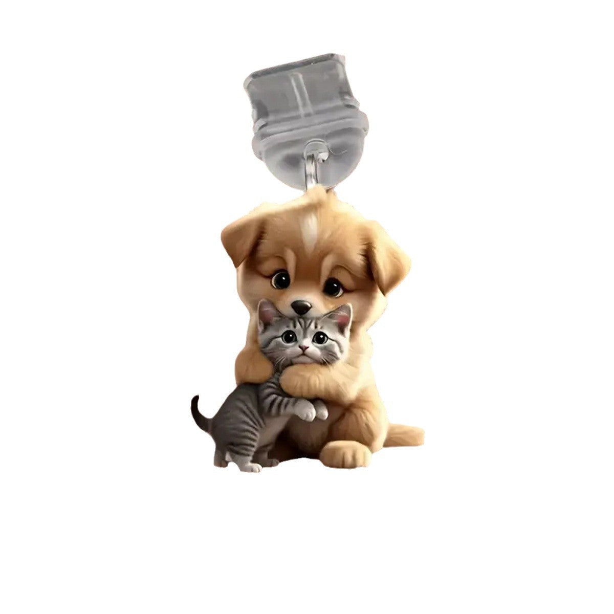 A cute puppy acrylic mobile phone dust plug is suitable for Apple mobile phone charging interface and Type-c interface