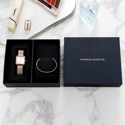 A Hanma brand watch box, light weight and high hardness, cross-border watch box gift box [single shot box will not be sent]