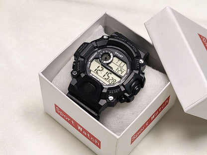 A Student Multifunctional Alarm Sports Electronic Watch Adult Outdoor Special Forces Anti-drop Waterproof Luminous Mechanical Watch