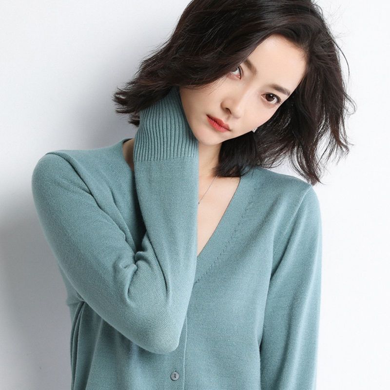 A knitted cardigan jacket