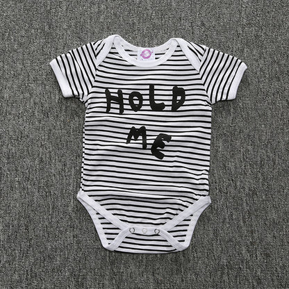 A collection of INS foreign trade children's clothing, men's and women's baby jumpsuit, one piece long sleeved shirt, baby cartoon printed jumpsuit - Mixbatch