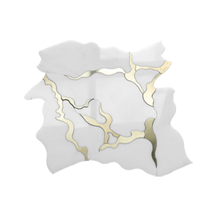 A natural marble shower room wall tiles