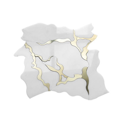 A natural marble shower room wall tiles