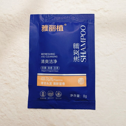 1000 pieces Free shipping by sea to Beirut White Tea Shampoo Body Wash Hotel Disposable Shampoo Body Wash Bag