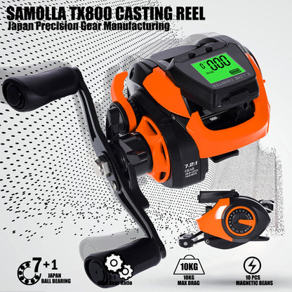 A Big Screen Digital Display Reel – Perfect for Raft & Lure Fishing