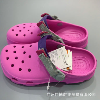 A children's shoes small trin hole shoes popular CROS boys and girls soft-soled outdoor beach non-slip cool slippers
