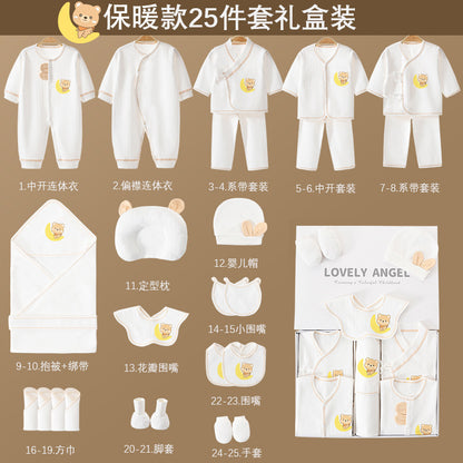 A3 Baby Clothes Newborn Gift Box Class A Pure Cotton Set Full Moon Newborn Baby Gifts High-end Infant and Toddler Products - Mixbatch