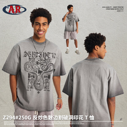 A Vintage print men's t-shirt