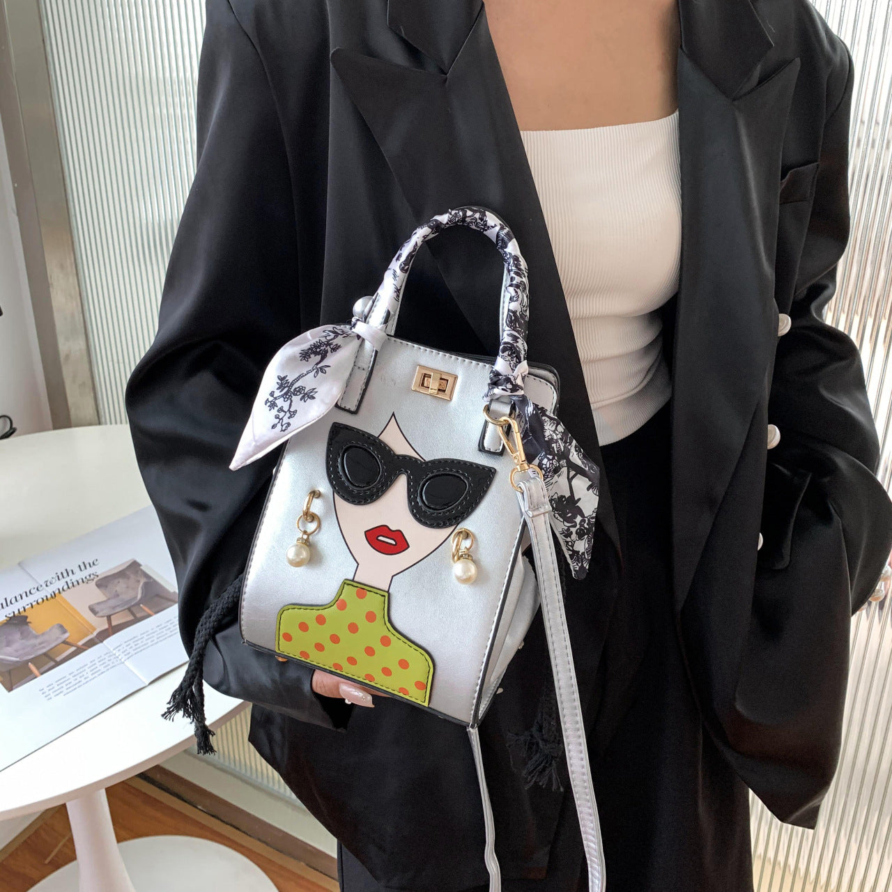 A messenger bag