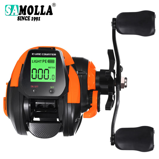 A Big Screen Digital Display Reel – Perfect for Raft & Lure Fishing