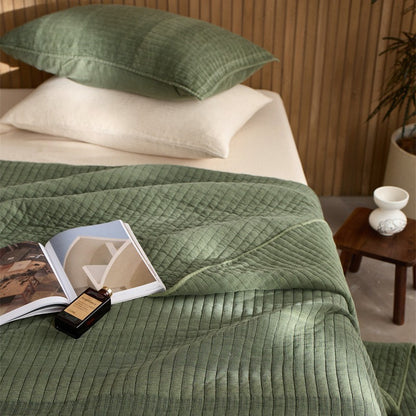 طقم أسرة من ثلاث قطع مصنوع من خيوط القطن 