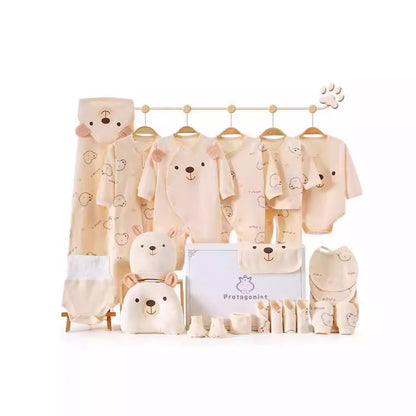A12 Newborn baby clothes gift box, newborn four-season clothes, full moon set gift box. - Mixbatch